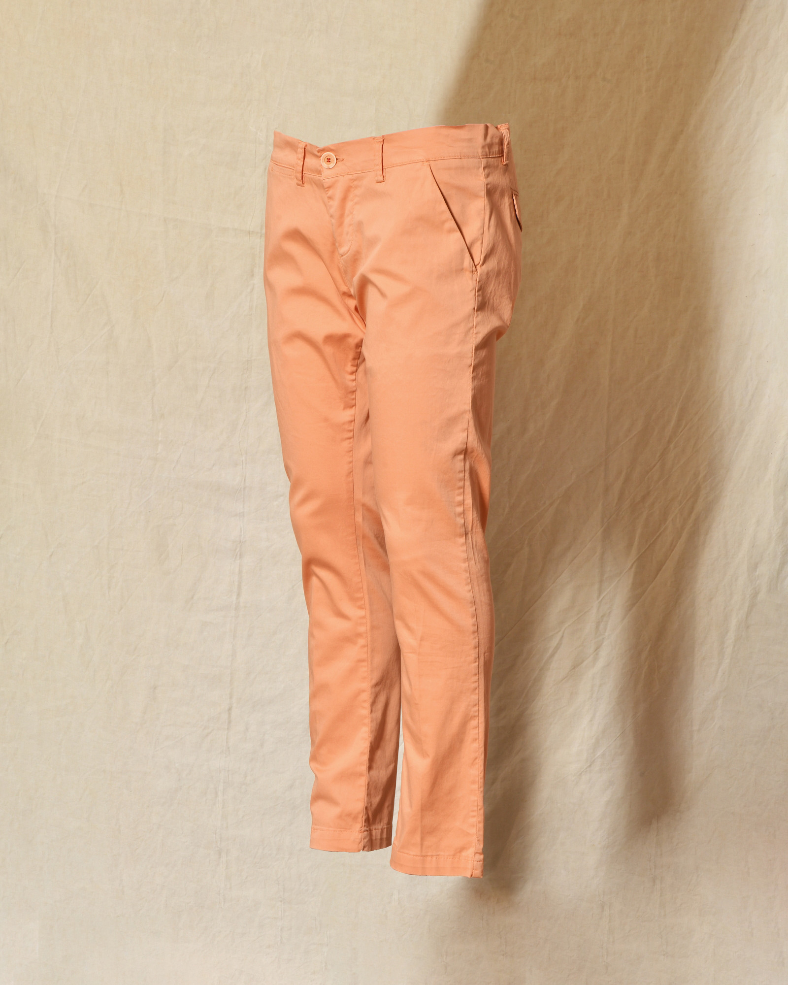 Pantalon chino corail en coton Centoquattro