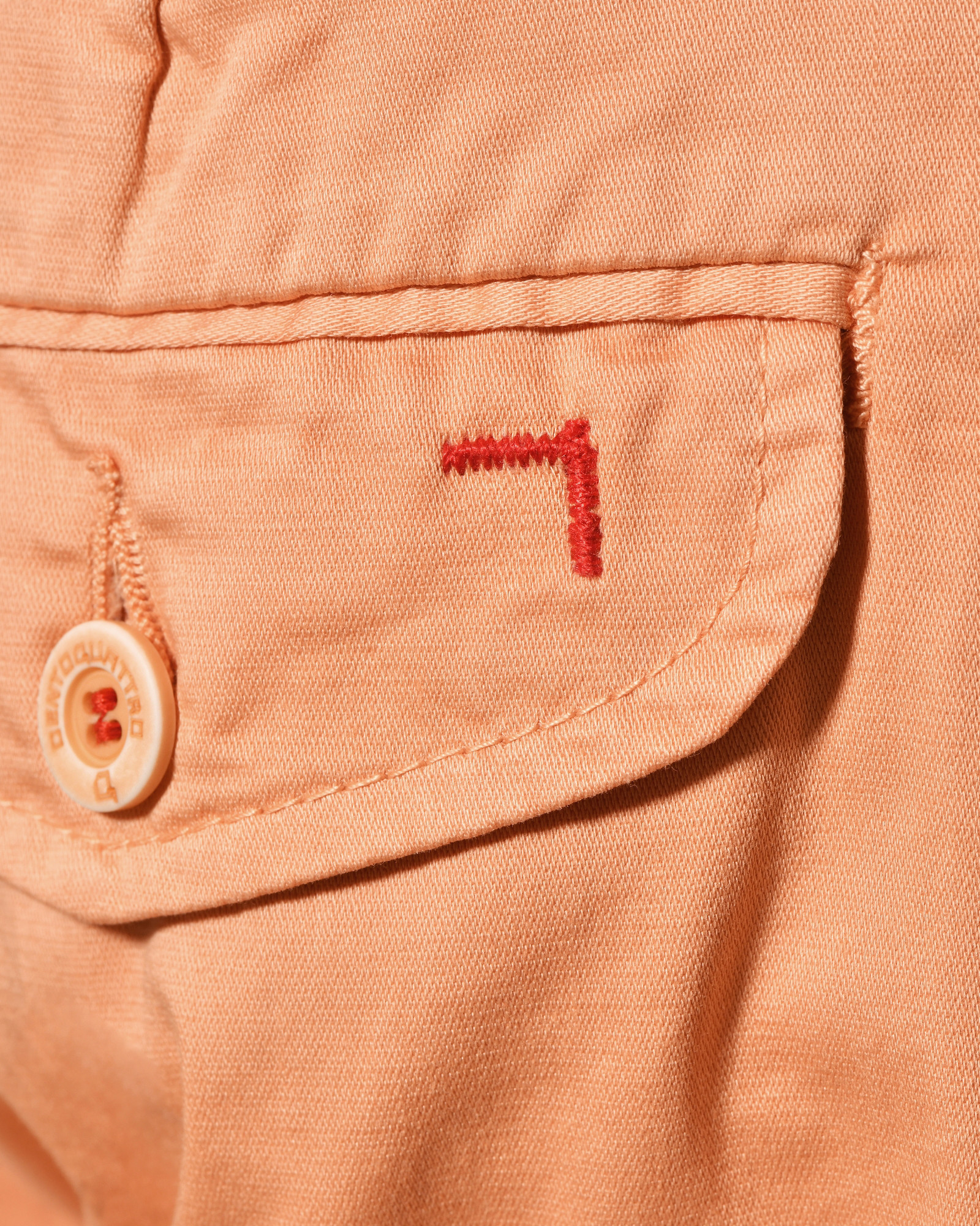 Pantalon chino corail en coton Centoquattro