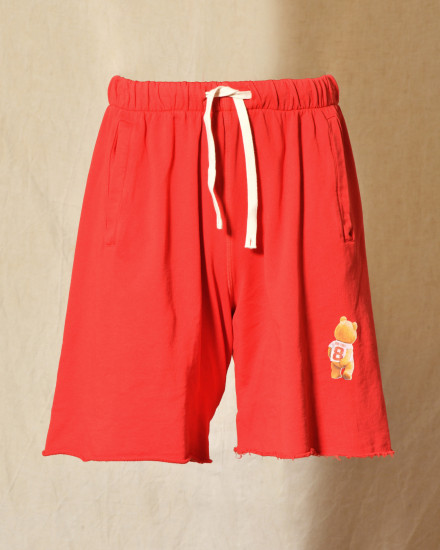 Short de survêtement rouge Front Street