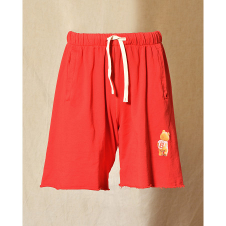 Short de survêtement rouge Front Street