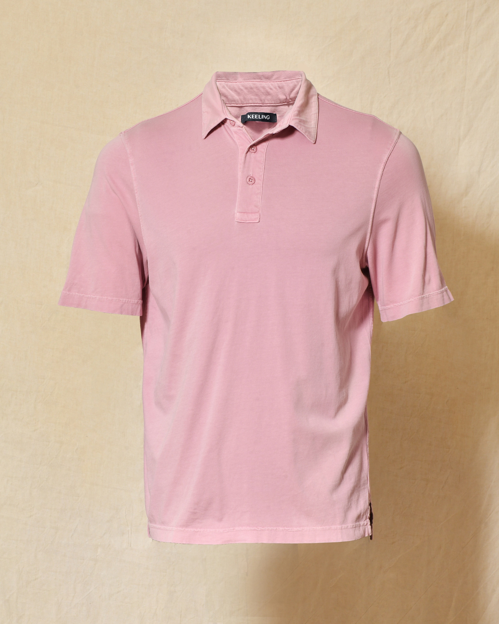 Polo en coton rose Keeling