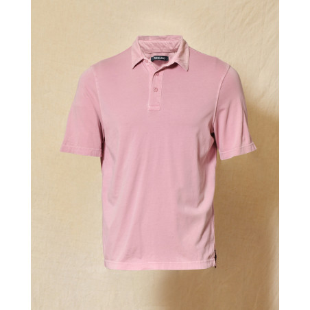 Polo en coton rose Keeling
