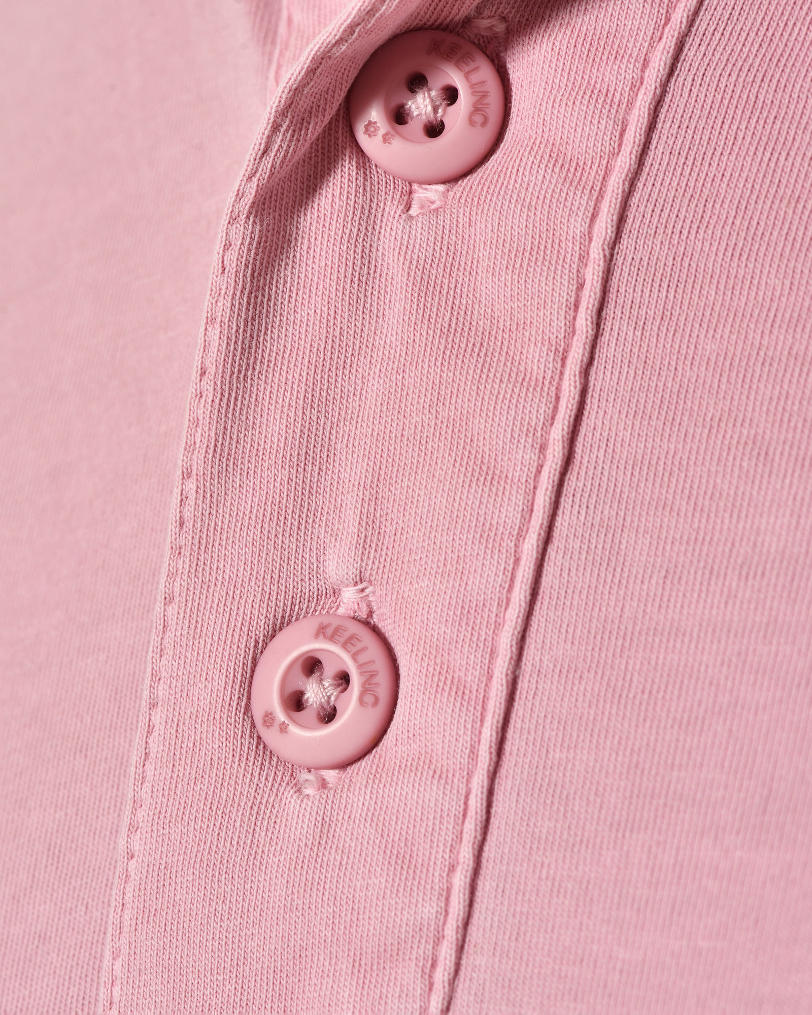 Polo en coton rose Keeling