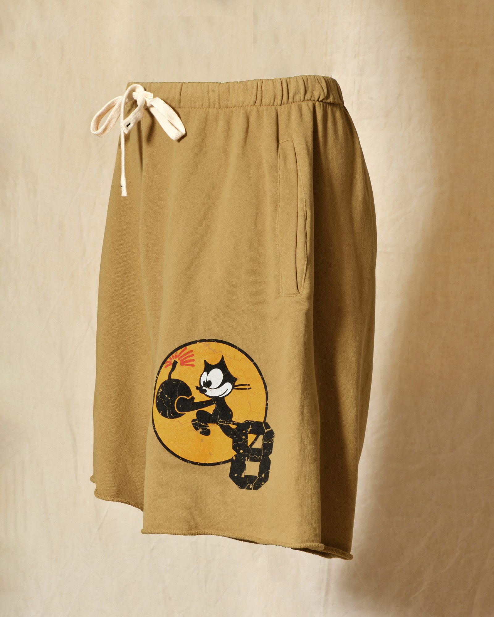 Short de survêtement beige Front Street