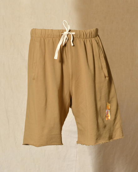 Short de survêtement beige Front Street