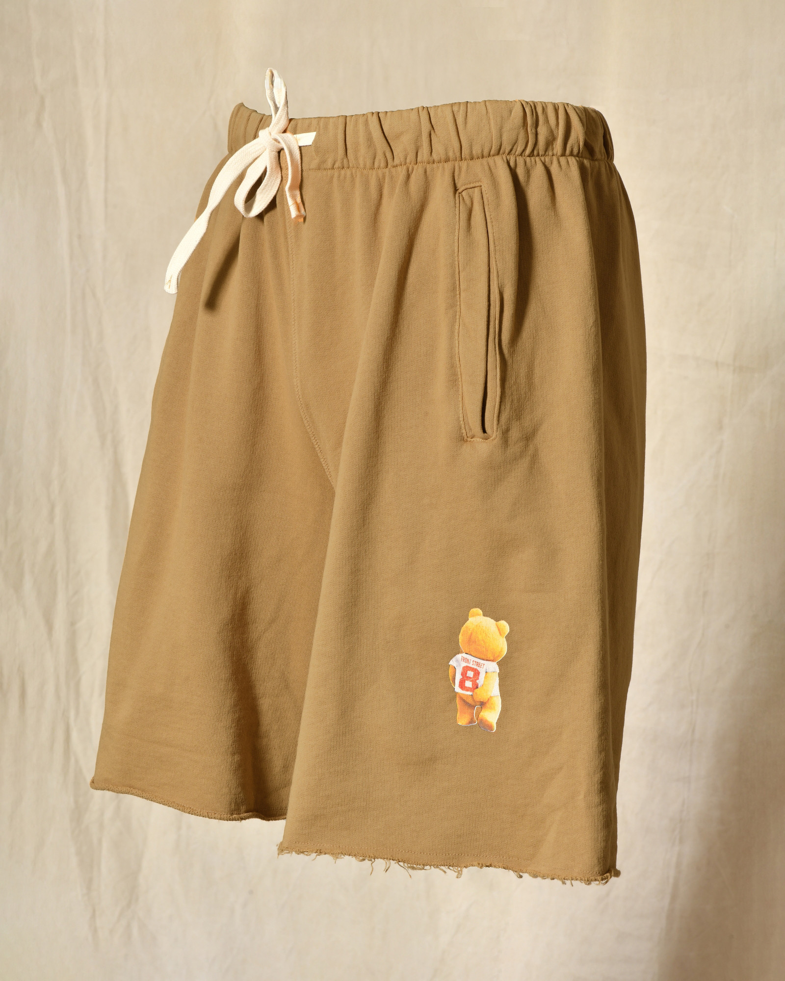 Short de survêtement beige Front Street