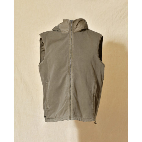 Veste coupe vent réversible à capuche greige Keeling