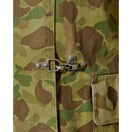 Veste camouflage à col en velours côtelé Front Street