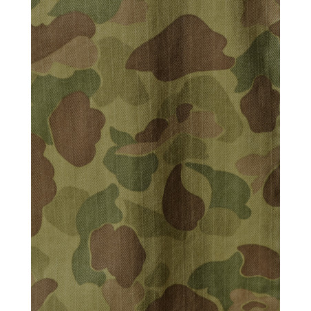 Veste camouflage à col en velours côtelé Front Street