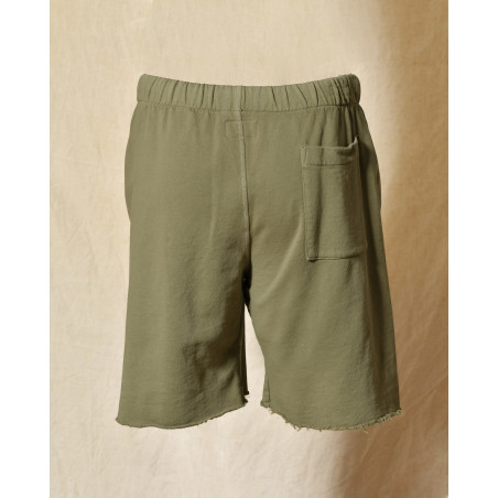 Short de survêtement kaki Front Street