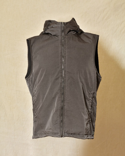 Veste coupe vent réversible à capuche grise Keeling