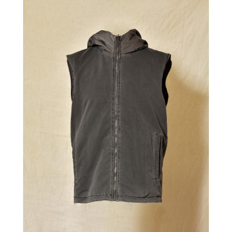 Veste coupe vent réversible à capuche grise Keeling