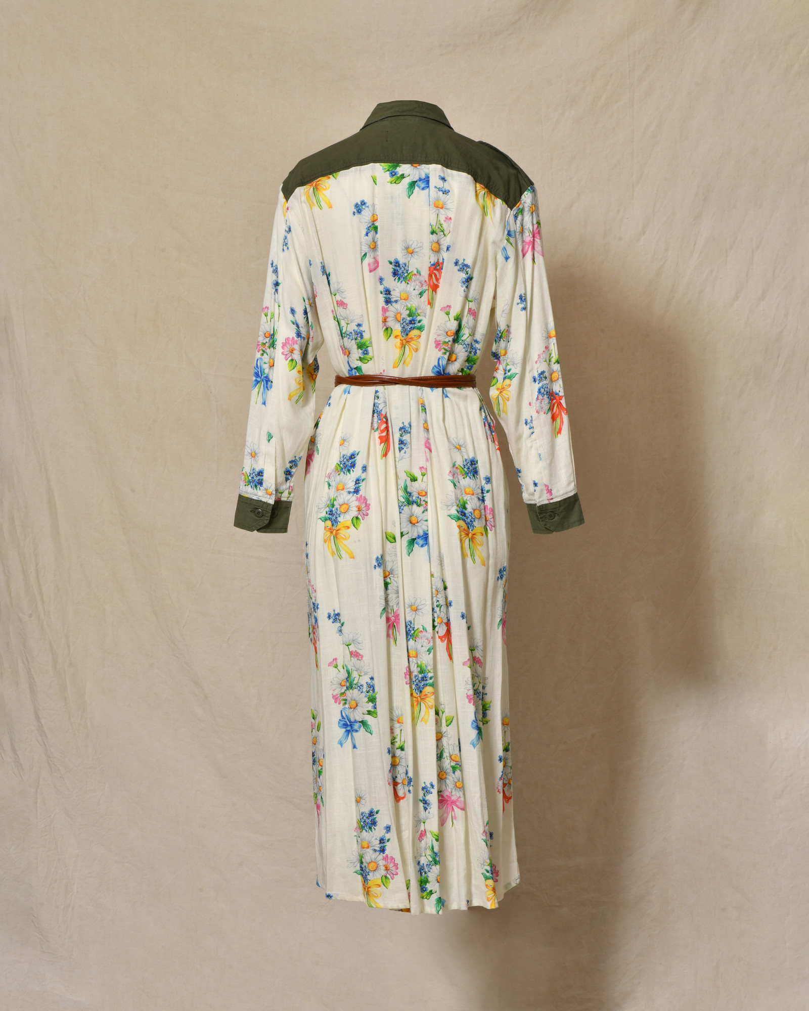 Robe chemise en lin à imprimés floraux Front Street