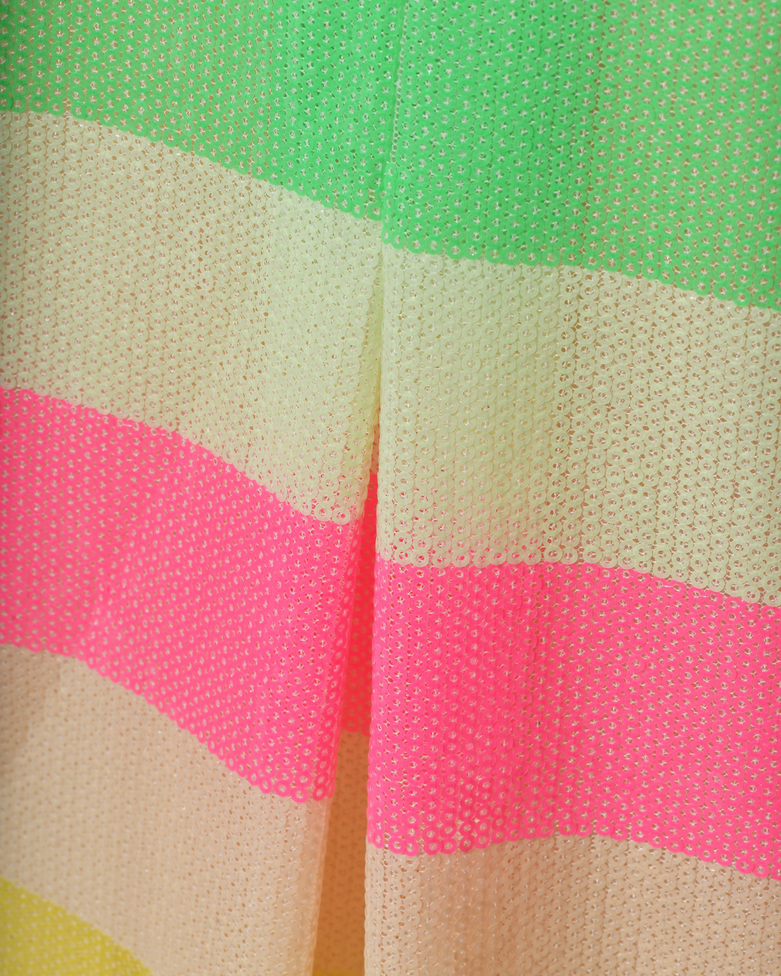 Chemisier en sequins à rayures multicolores Edward Achour