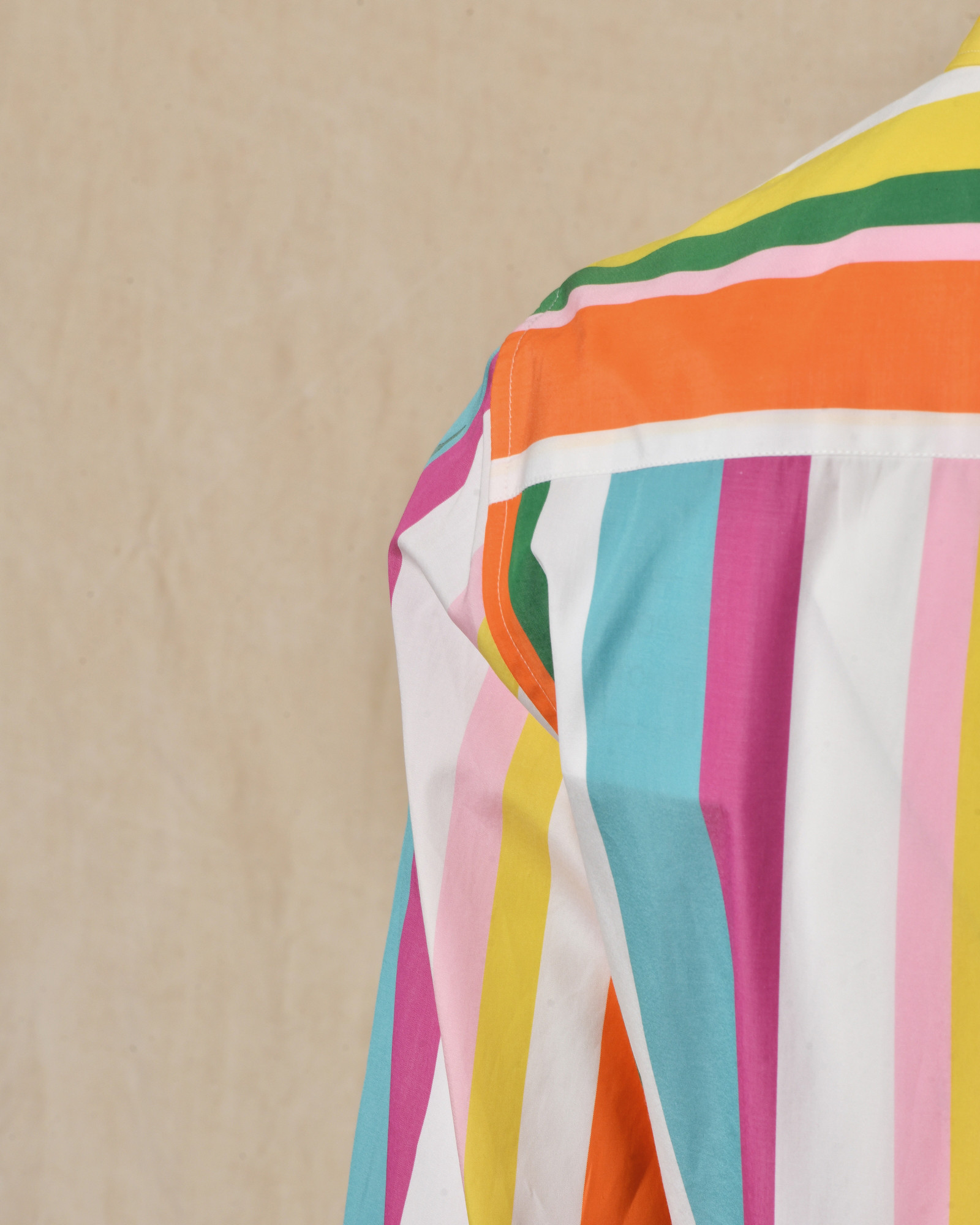 Robe longue à rayures multicolores Sara Roka