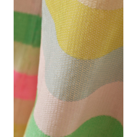 Pantalon en sequins à rayures multicolores Edward Achour
