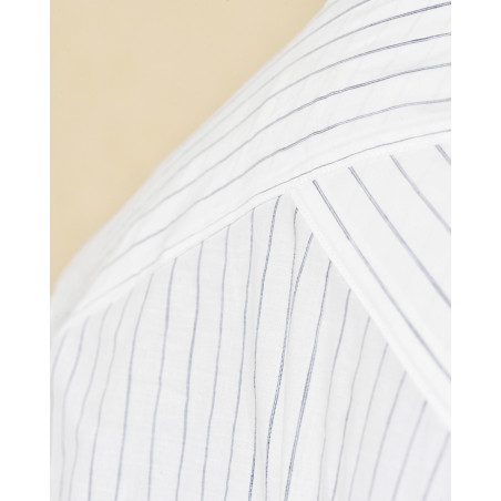 Chemise à rayures blanche Ly Adams