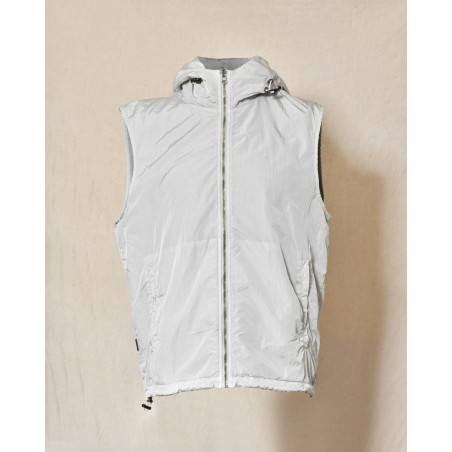 Veste coupe vent réversible à capuche gris clair Keeling