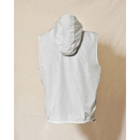 Veste coupe vent réversible à capuche gris clair Keeling