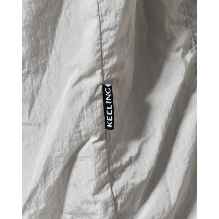Veste coupe vent réversible à capuche gris clair Keeling