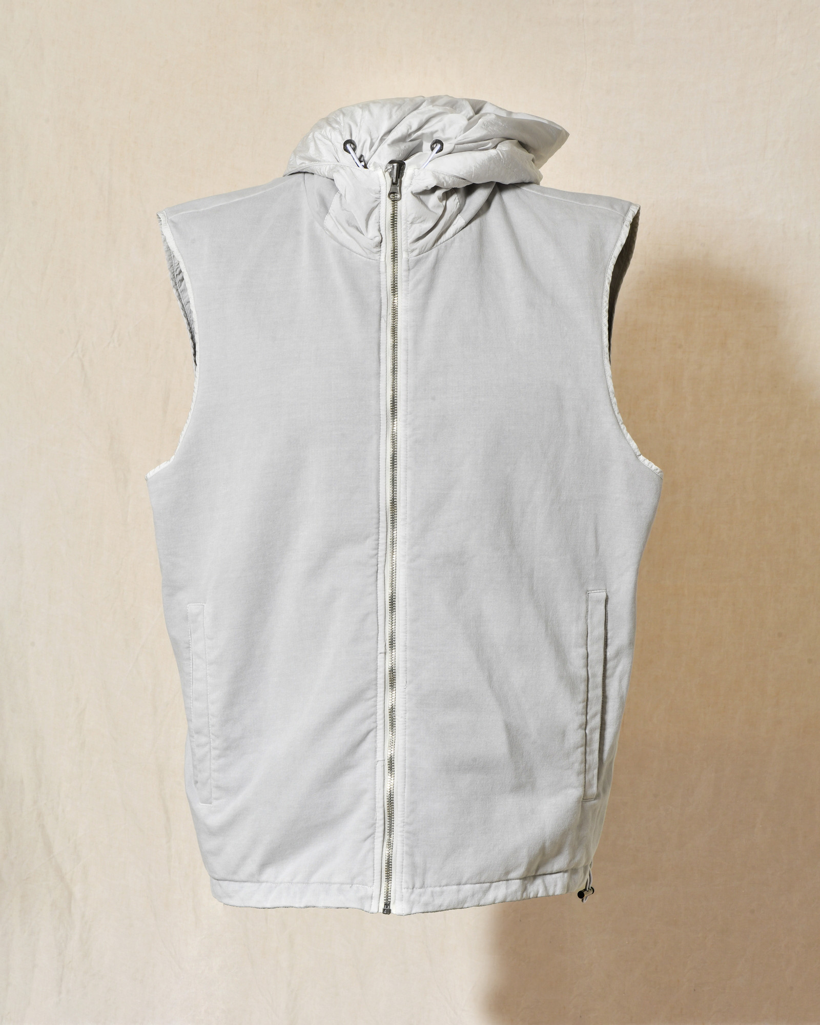 Veste coupe vent réversible à capuche gris clair Keeling