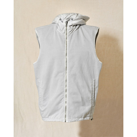 Veste coupe vent réversible à capuche gris clair Keeling