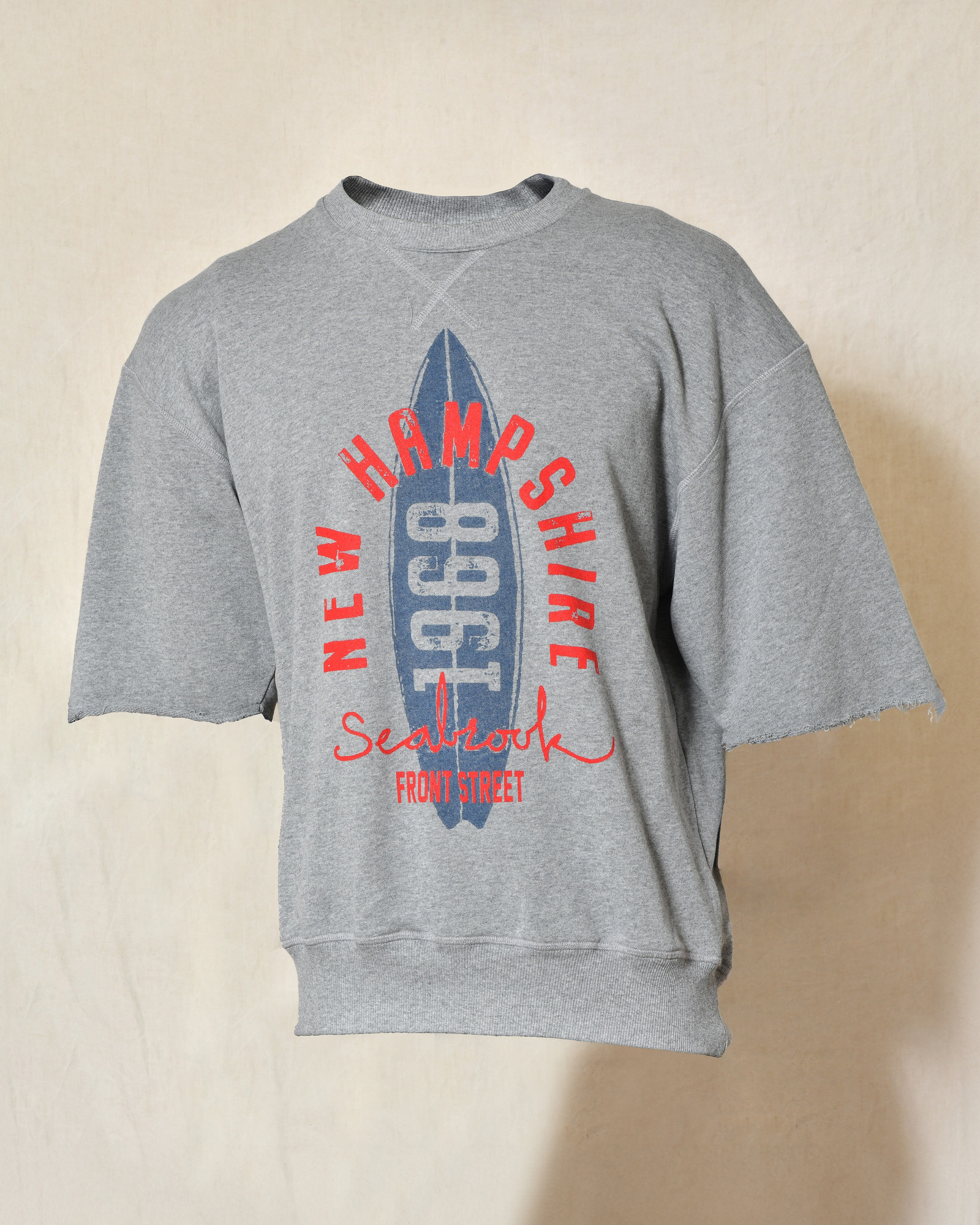 T-shirt manches courtes à imprimé gris Front Street