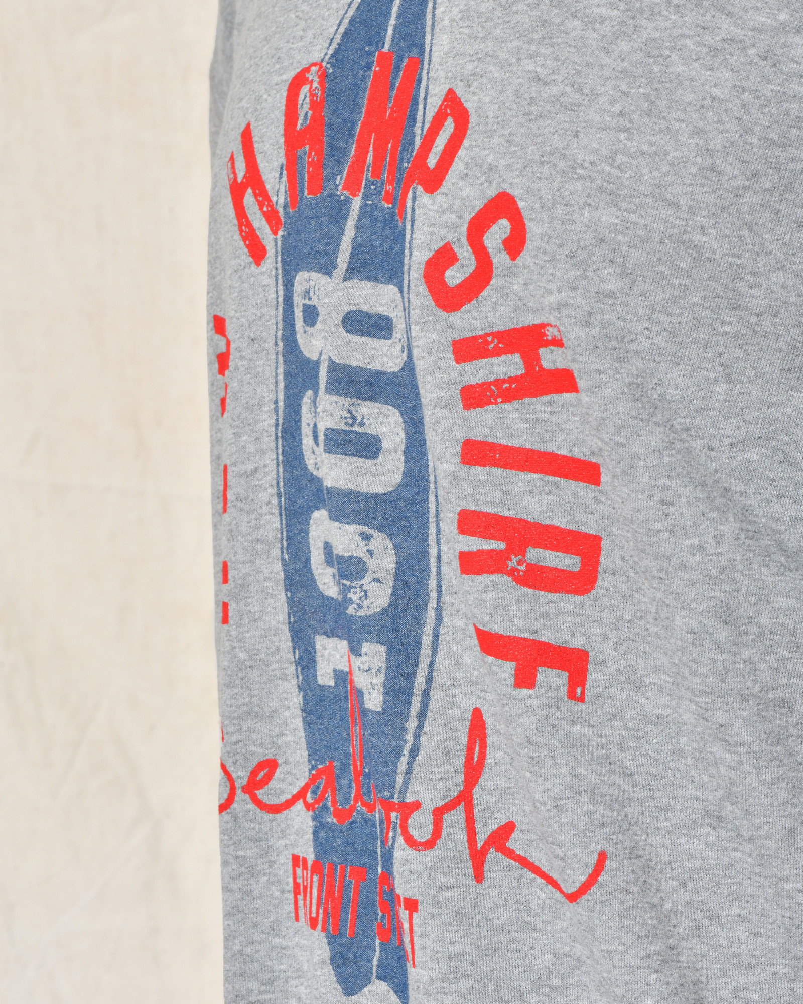 T-shirt manches courtes à imprimé gris Front Street