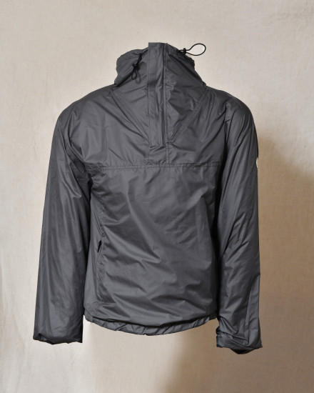 Veste coupe-vent à capuche gris anthracite Archives 18-20