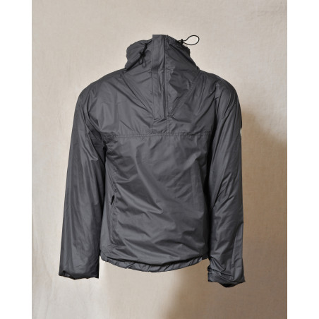 Veste coupe-vent à capuche gris anthracite Archives 18-20
