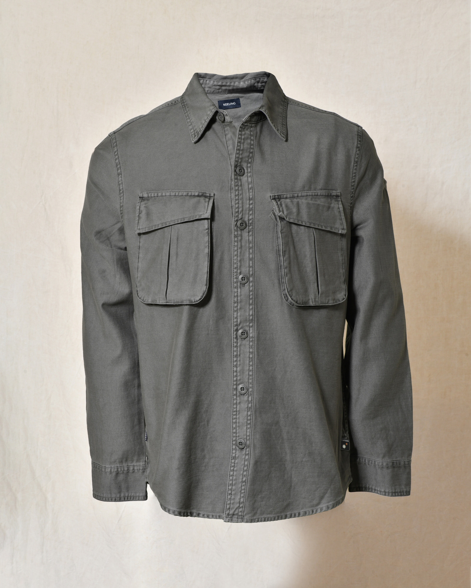 Veste utilitaire grise Keeling