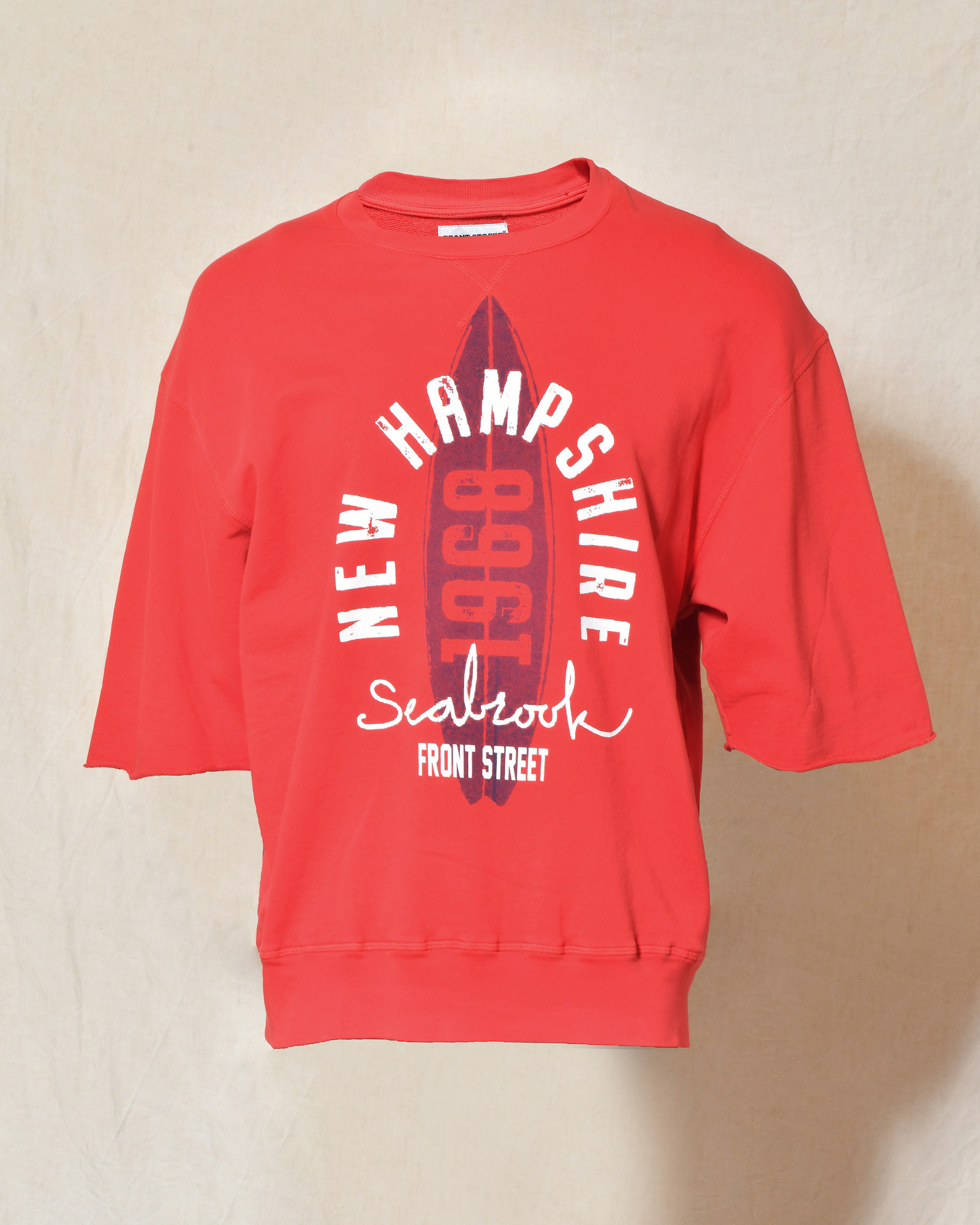 T-shirt manches courtes à imprimé rouge Front Street