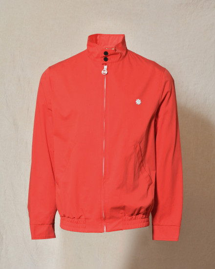 Blouson en coton rouge Manuel Ritz