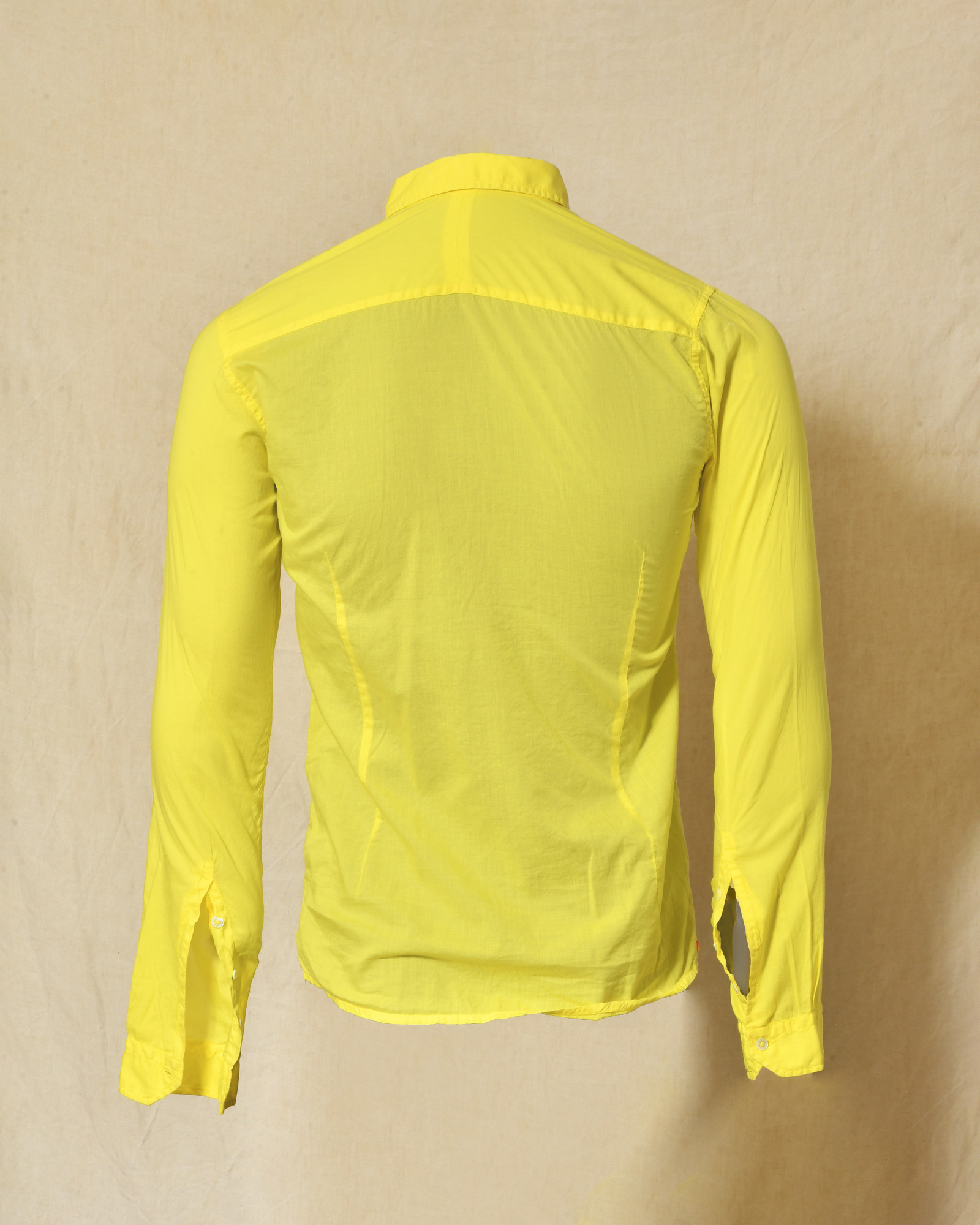 Chemise en coton jaune Capri