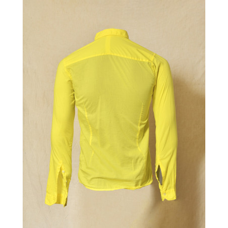 Chemise en coton jaune Capri