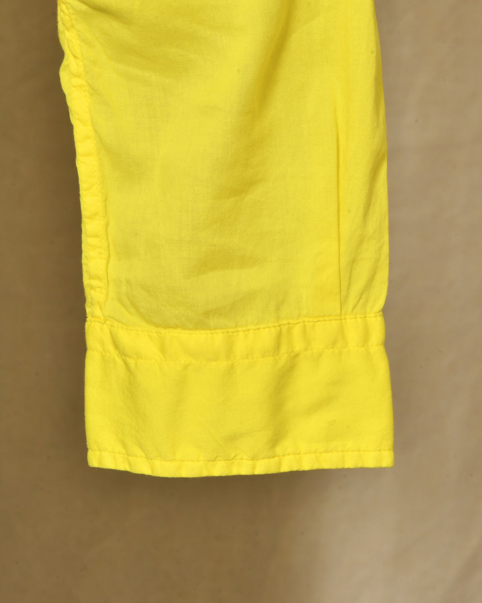 Chemise en coton jaune Capri