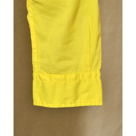Chemise en coton jaune Capri
