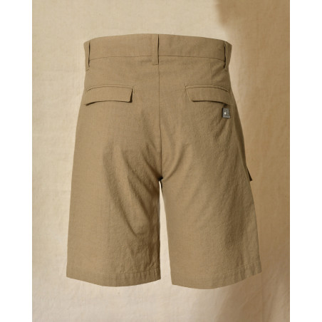 Bermuda à ceinture beige Ixos