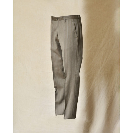 Costume en laine taupe Daniele Alessandrini