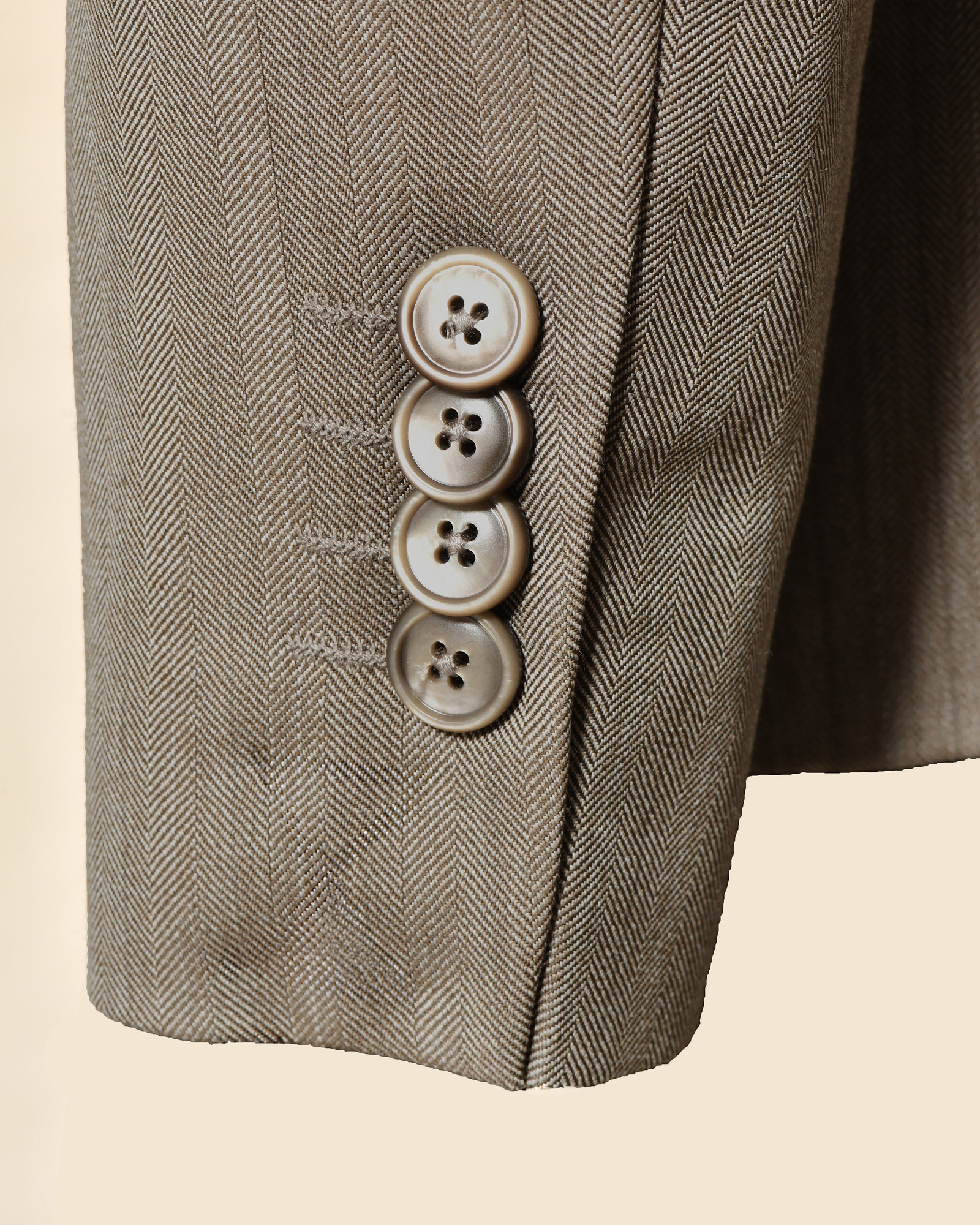 Costume en laine taupe Daniele Alessandrini
