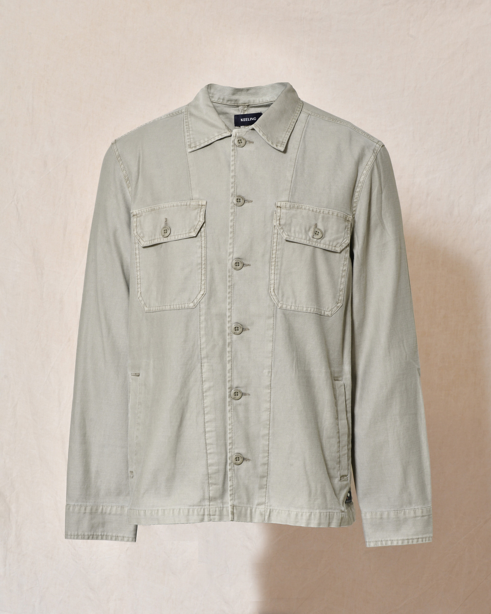 Veste utilitaire greige Keeling