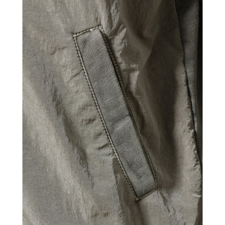 Veste de jogging bi-matière greige Keeling
