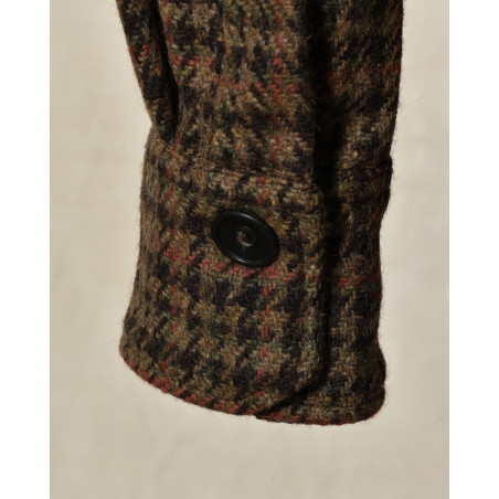 Surchemise en laine marron Diega