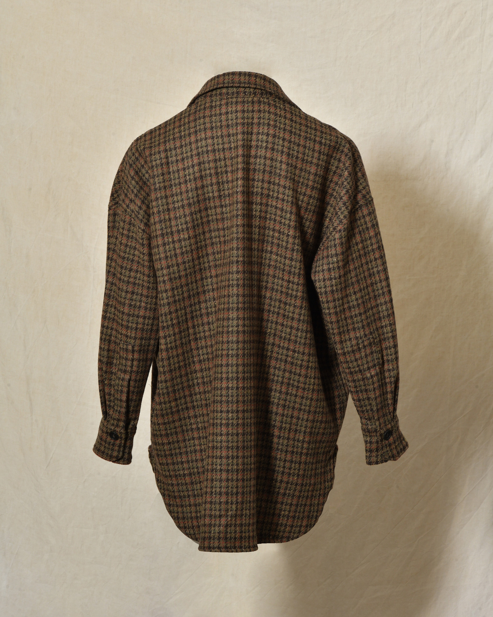Surchemise en laine marron Diega