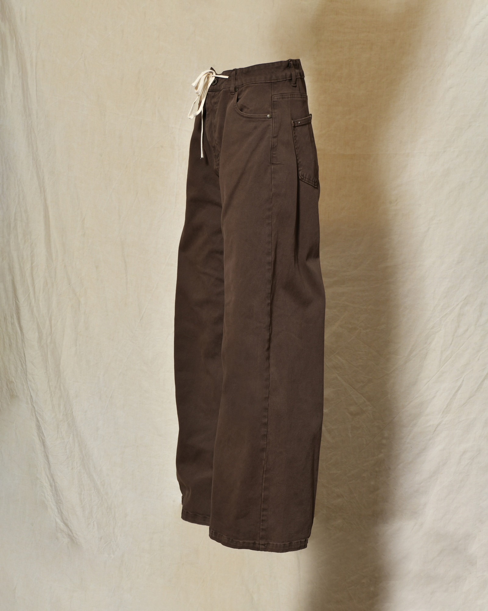 Jean wide leg marron Front Street