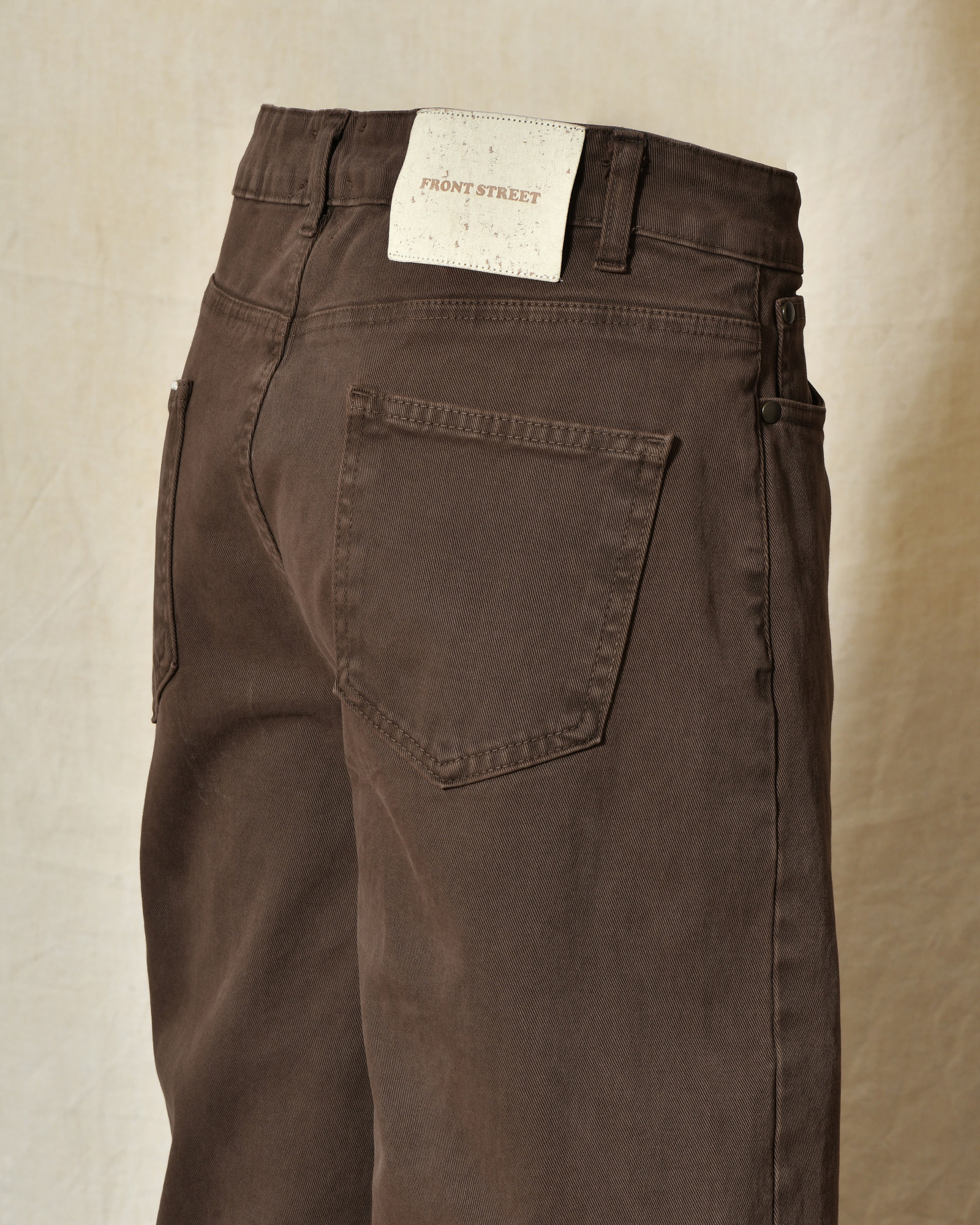 Jean wide leg marron Front Street