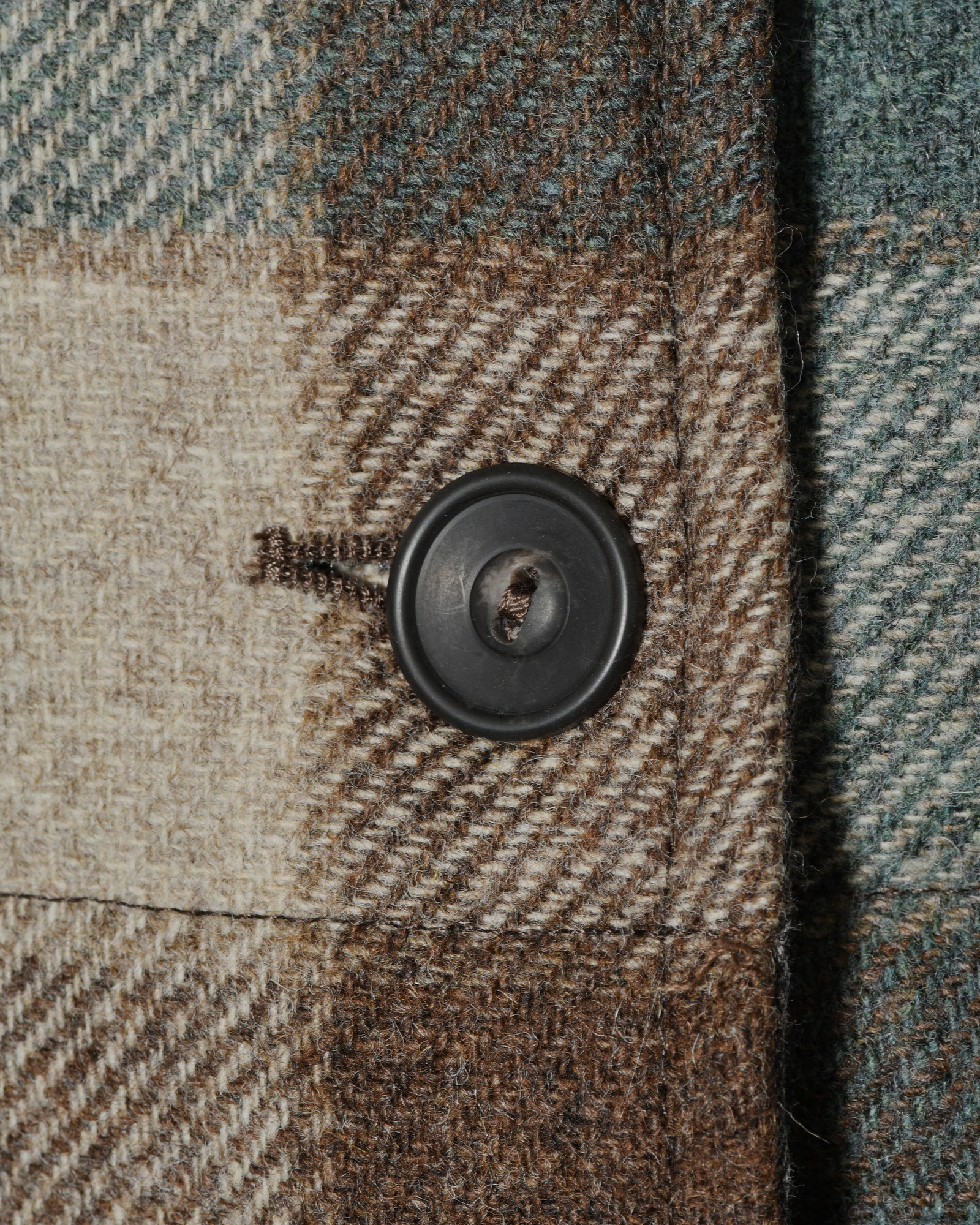 Veste en laine sans manches à carreaux Diega