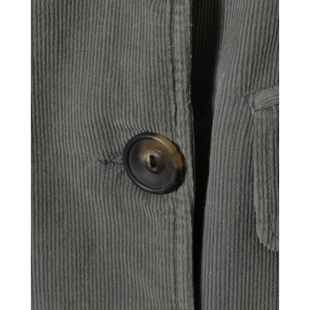 Veste en velours côtelé vert Diega