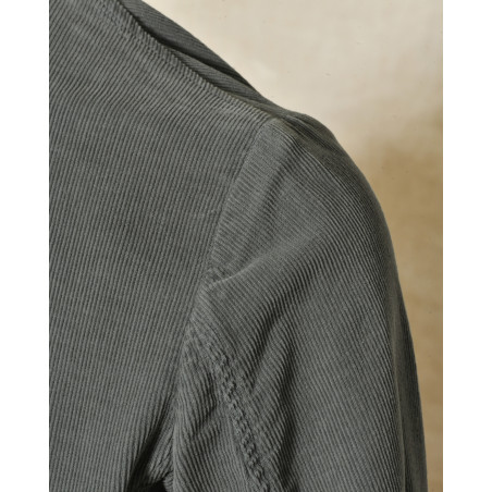 Veste en velours côtelé vert Diega