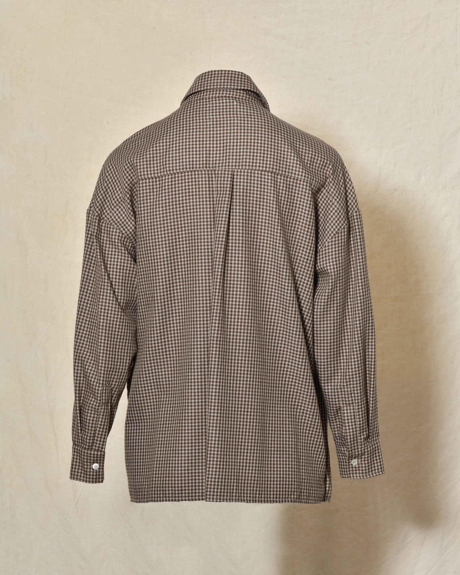Chemise 2-en-1 à carreaux marron Front Street